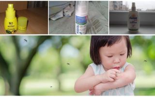 Medio eficaz de mosquitos para niños a partir de 1 año.
